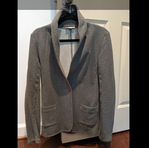 Soft gray blazer